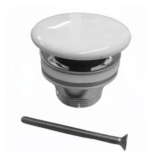 Донный клапан, Duravit, для раковин, 1 1/4", цвет-белый