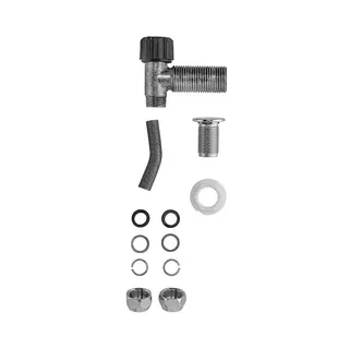 Комплект переходников, Duravit, хром — иконка
