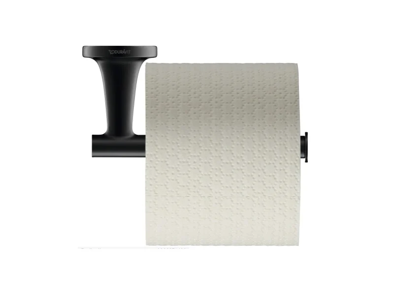 Бумагодержатель, Duravit, Starck T, шгв 152*76*50, цвет-Black Matt