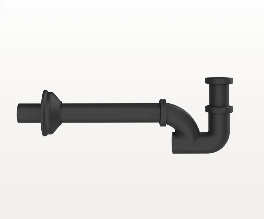 Сифон, Gessi, Technical Accessories, трубный, 1 1/4", цвет-черный матовый