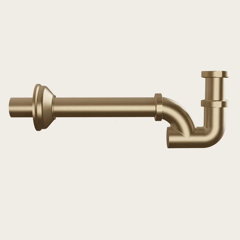 Сифон, Gessi, Technical Accessories, трубный, 1 1/4", цвет-Warm Bronze Brushed PVD