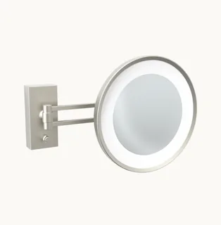 Косметическое зеркало, Decor Walther, BS 36, с подсветкой, цвет-никель сатинированный