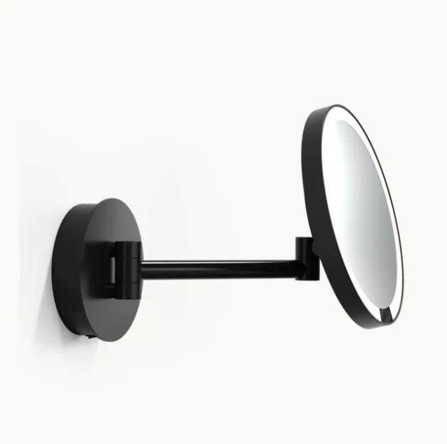 Косметическое зеркало, Decor Walther, JUST LOOK, с подсветкой, цвет-черный матовый