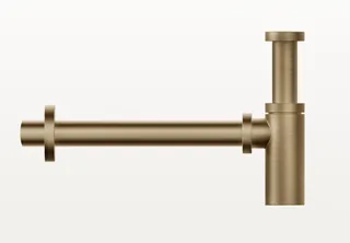 Сифон, Gessi, Technical Accessories, бутылочный, 1 1/4", цвет-Warm Bronze Brushed PVD