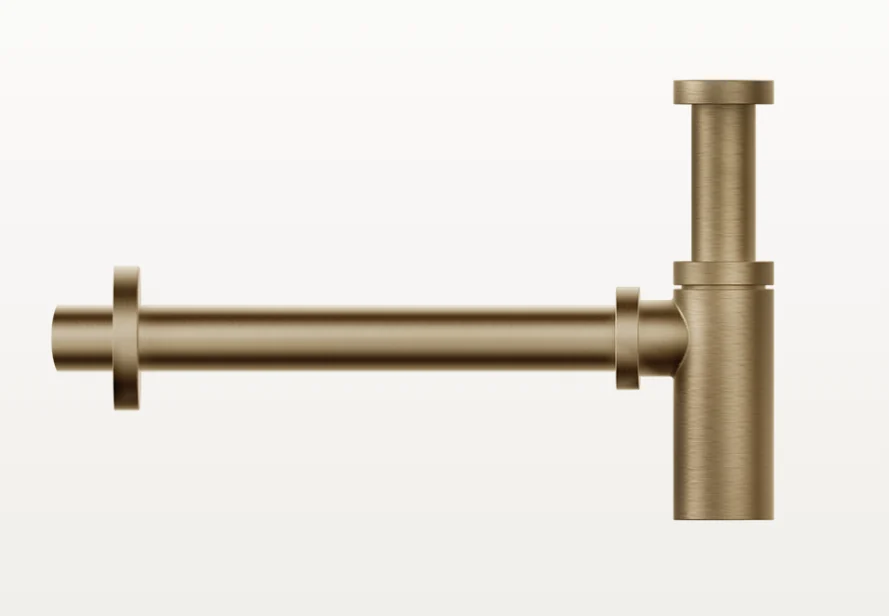 Сифон, Gessi, Technical Accessories, бутылочный, 1 1/4", цвет-Warm Bronze Brushed PVD