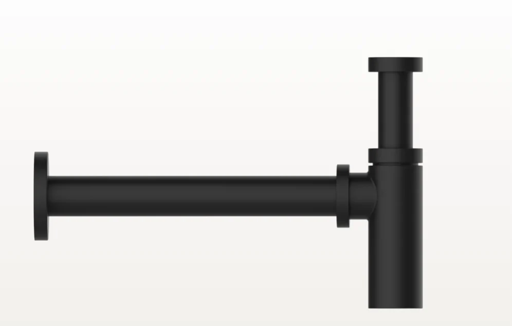 Сифон, Gessi, Technical Accessories, для раковины, округлый, 1 1/4", цвет-черный XL