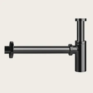 Сифон, Gessi, Technical Accessories, бутылочный, 1 1/4", цвет-Black Metal PVD