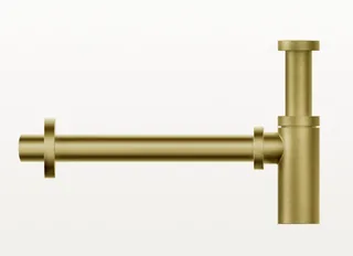 Сифон, Gessi, Technical Accessories, бутылочный, 1 1/4", цвет-Brushed Gold PVD — иконка