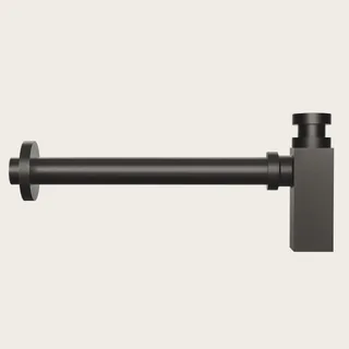 Сифон, Gessi, Technical Accessories, бутылочный, 1 1/4", цвет-Black Metal Brushed PVD