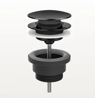 Донный клапан, Gessi, Technical Accessories, для раковин, 1 1/4", цвет-Black Metal PVD