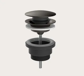 Донный клапан, Gessi, Technical Accessories, для раковин, 1 1/4", цвет-Black Metal Brushed PVD