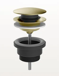 Донный клапан, Gessi, Technical Accessories, для раковин, 1 1/4", цвет-Brushed Brass PVD