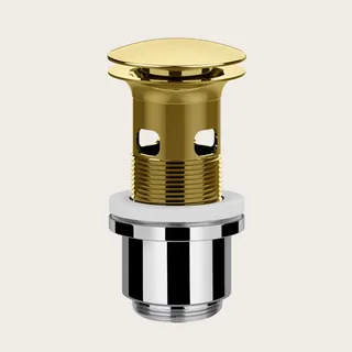 Донный клапан, Gessi, Technical Accessories, для раковин, 1 1/4", цвет-Gold PVD