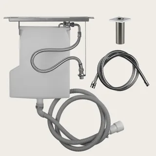 Система сбора воды, Gessi, Rettangolo, для ручного душа, цвет-хром