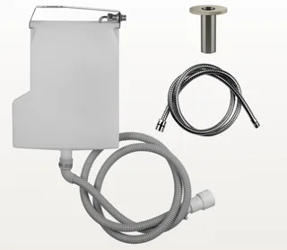Система сбора воды, Gessi, для ручного душа, цвет-Finox Brushed Nickel — иконка