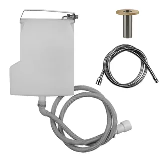 Система сбора воды, Gessi, для ручного душа, цвет-Warm Bronze Brushed PVD