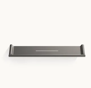 Полка, Decor Walther, MIKADO, ABL40, шгв 400*82*18, цвет-Dark Metal Matt PVD