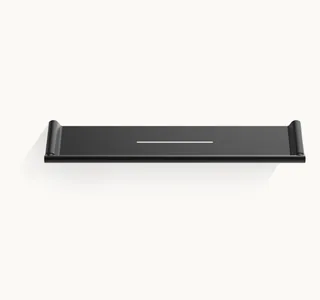 Полка, Decor Walther, MIKADO, ABL40, шгв 400*82*18, цвет-черный матовый