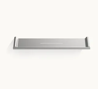 Полка, Decor Walther, MIKADO, ABL40, шгв 400*82*18, цвет-сталь матовая — иконка
