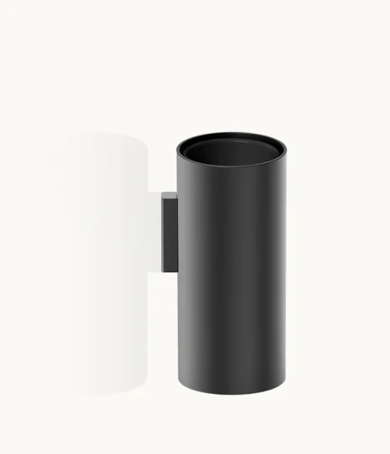 Стакан, Decor Walther, MIKADO, шгв 55*65*125, цвет-черный матовый/черный