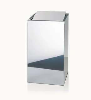 Корзина для белья, Decor Walther, DW, шгв 320*320*580, цвет-полированная нержавеющая сталь — иконка