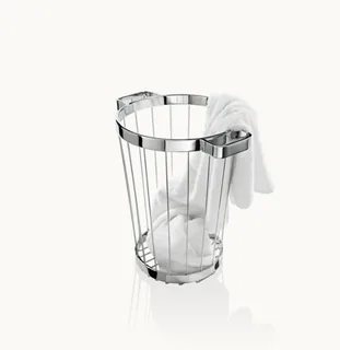 Корзина для полотенец, Decor Walther, DW, шгв 270*270*395, цвет-хром