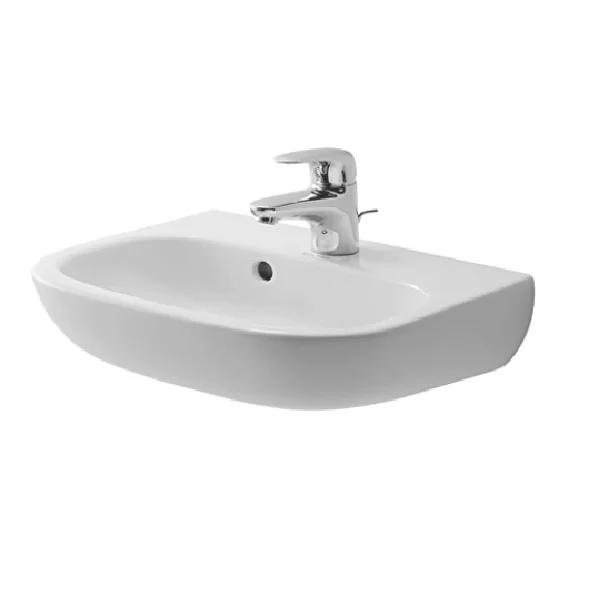 Раковина, Duravit, D-Code, шгв 450*340*145, отверстия для смесителя-1, цвет-белый (стар.арт 0705450000)