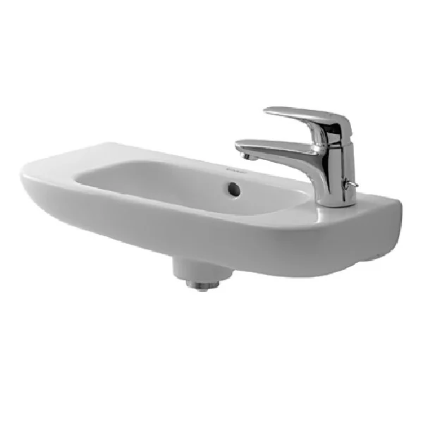 Раковина, Duravit, D-Code, шгв 500*220*135, отверстия для смесителя-1 справа, цвет-белый