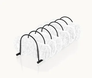 Полотенцедержатель, Decor Walther, DW, шгв 350*130*90, цвет-черный матовый