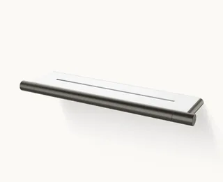 Полка, Decor Walther, Bar, DA, шгв 350*90*20, цвет-Dark Metal Matt/белый