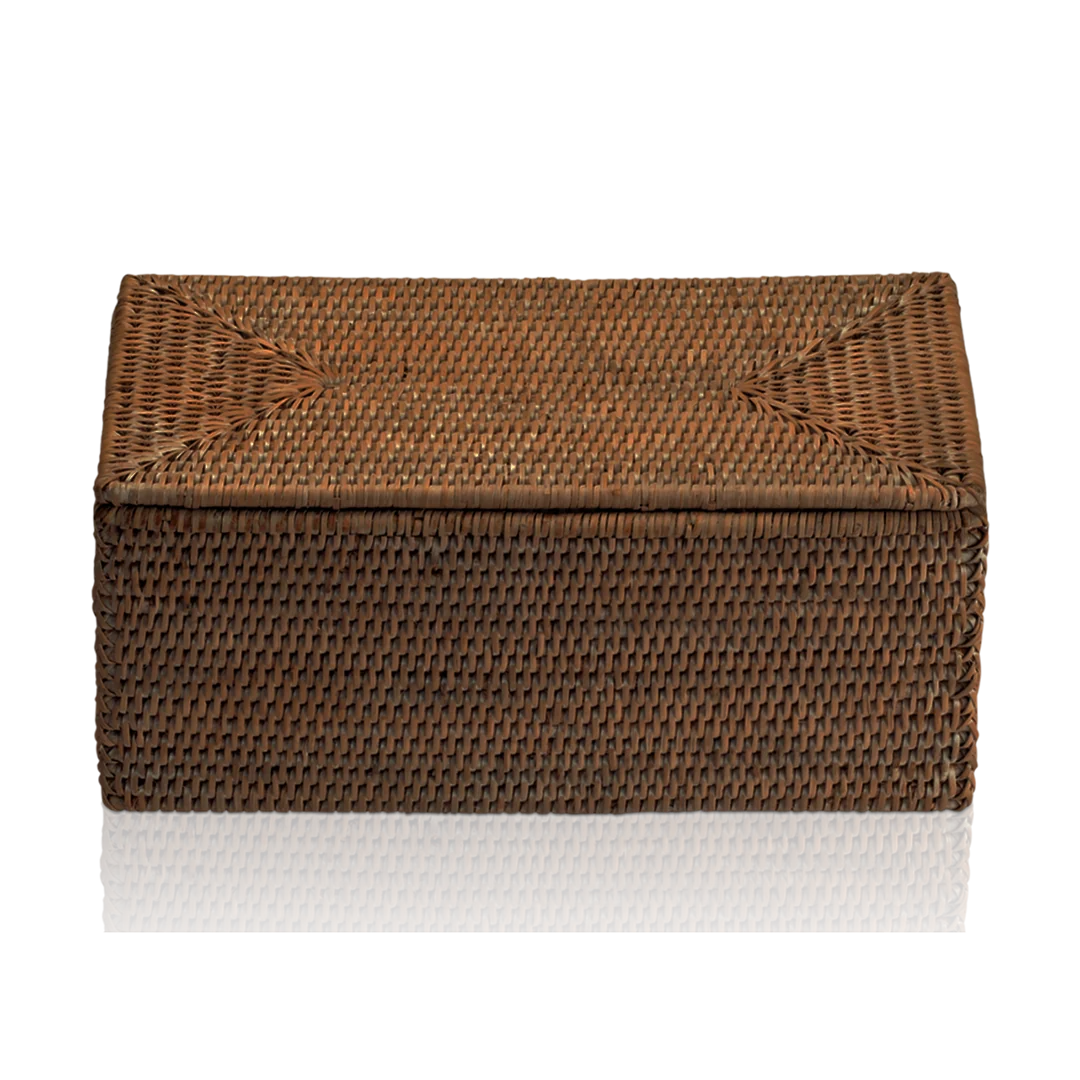 Коробка универсальная, Decor Walther, BASKET, UTBMD, шгв 300*155*140, цвет-ротанг темный