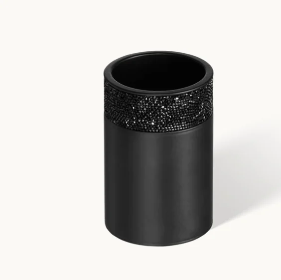 Контейнер для принадлежностей, Decor Walther, Rocks, шгв 65*65*98, цвет-черный матовый