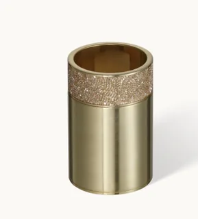 Контейнер для принадлежностей, Decor Walther, Rocks, шгв 65*65*98, цвет-золото матовое