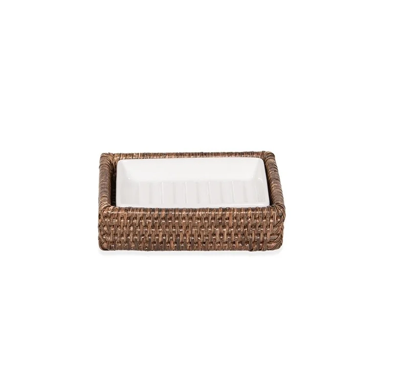 Мыльница, Decor Walther, BASKET, шгв 135*95*35, цвет-ротанг светлый (Rattan hell)