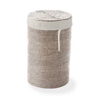 Корзина для белья, Decor Walther, BASKET, WB SMALL, шгв 340*340*550, цвет-ротанг светлый (Rattan hell)