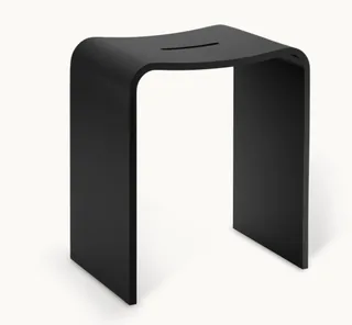 Табурет, Decor Walther, Stone, шгв 400*280*460, цвет-черный матовый