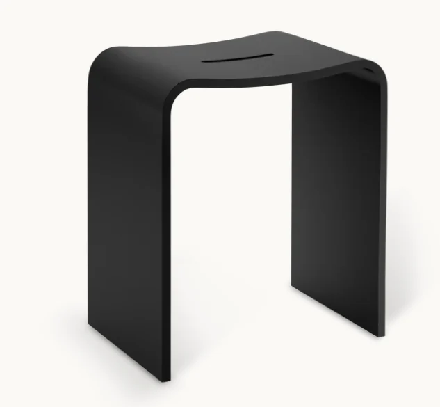 Табурет, Decor Walther, Stone, шгв 400*280*460, цвет-черный матовый