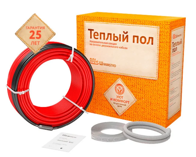 Кабель нагревательный, Теплолюкс, Warmstad WSS, 61,0 м/910 Вт
