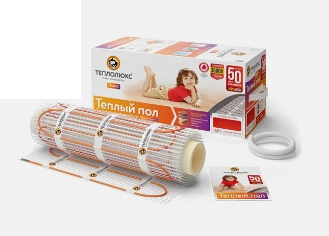 Мат нагревательный, Теплолюкс, Tropix МНН, 160 Вт/1,0 кв.м