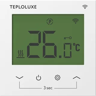 Терморегулятор, Теплолюкс, Pontus WiFi, электронный, цвет-белый