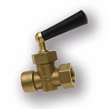 Отсечной кран манометра 1/2"НР х 1/2" ВР, PN5