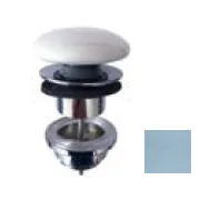 Донный клапан, Scarabeo, для раковин, 1 1/4", цвет-хром/Air matt