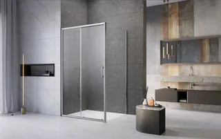 Дверь, Radaway, Premium Pro KDJ, шв 1200*2000, петли-слева, хром, цвет стекла-прозрачный, Easy Clean