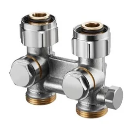Узел Multiflex F, 3/4" HГ x 3/4" HP, запорно-присоединительный