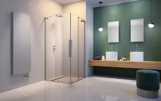 Дверь, Radaway, Furo SL KDD, шв 900*2000, петли-слева, хром, цвет стекла-прозрачный, Easy Clean