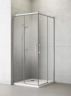 Дверь, Radaway, Idea 8 KDD, шв 900*2005, петли-слева, хром, цвет стекла-прозрачный, Easy Clean