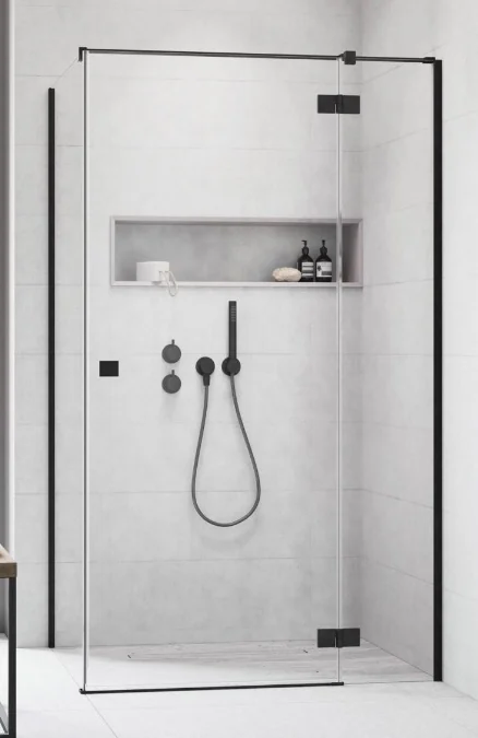 Дверь, Radaway, Essenza Pro 8 KDJ, шв 612*2000, петли-справа, без фурнитуры, цвет стекла-прозрачный, Easy Clean