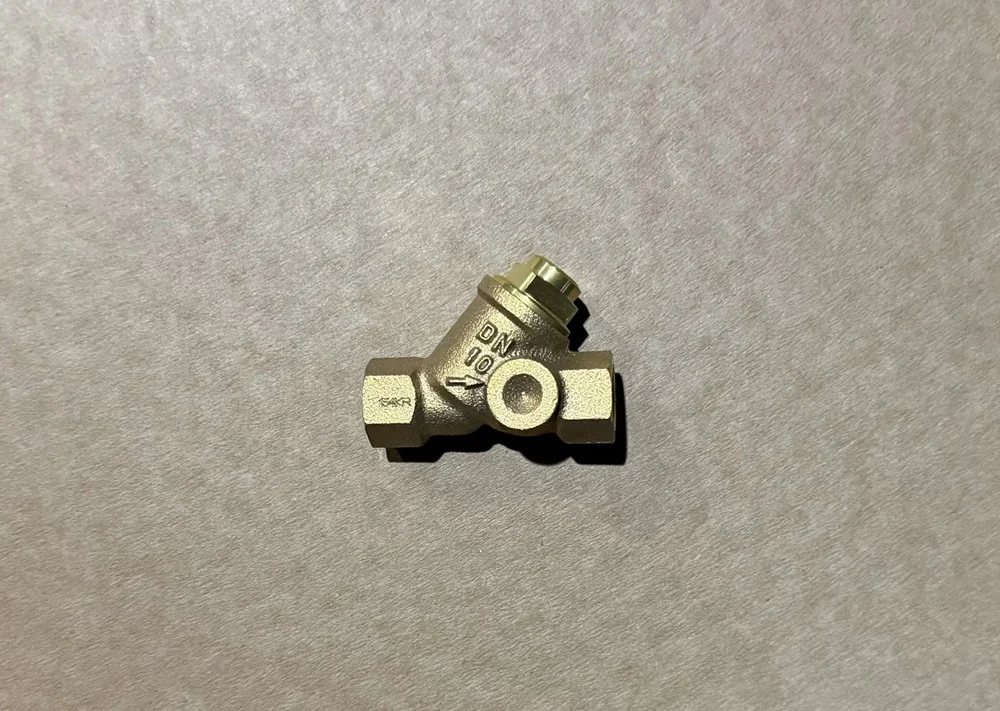 Клапан обратный, пружинный, для отопления, DN-10, 3/8", ВВ, PN, бар-25, с уплотнением из фторкаучука