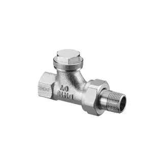 Вентиль, Combi 3, проходной, DN-15, 1/2", ВН, никелированный, НГ со штуцером