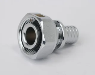 Переходник, НГ ЕК, 20, 3/4", никелированная DZR латунь, на евроконус